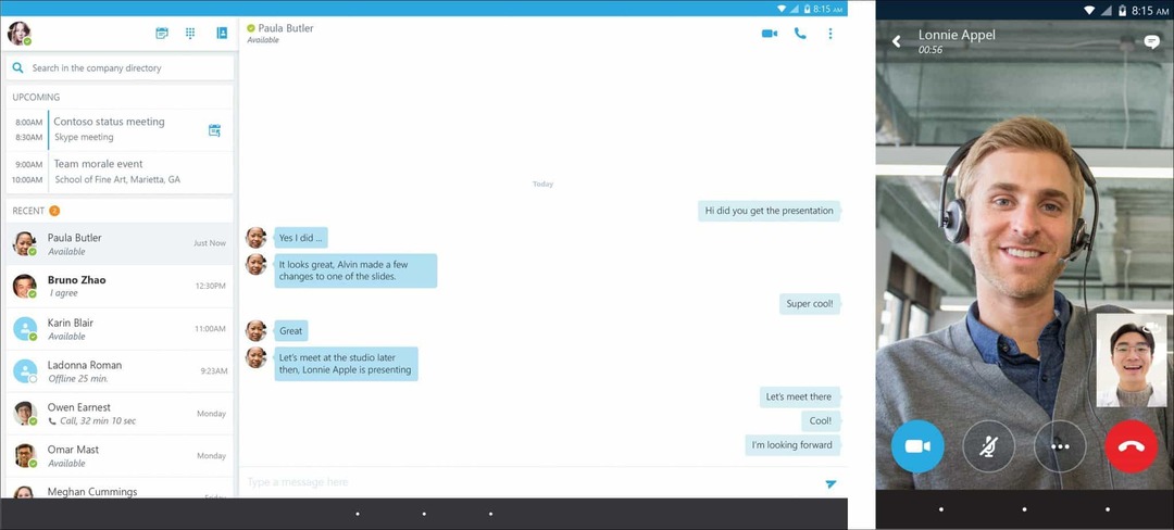 Microsoft wydaje Skype dla firm na Androida