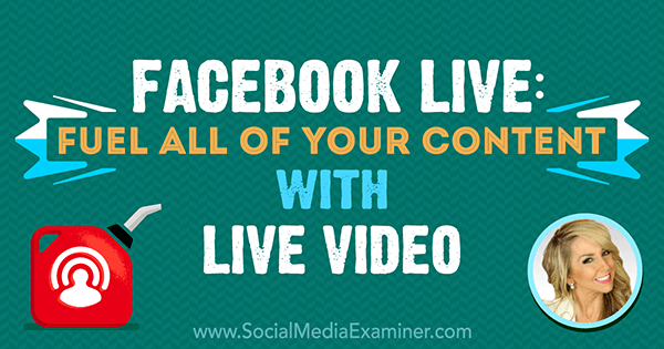 Facebook Live: zasilaj wszystkie swoje treści dzięki wideo na żywo, które zawiera spostrzeżenia Chalene Johnson w podcastie marketingu w mediach społecznościowych.