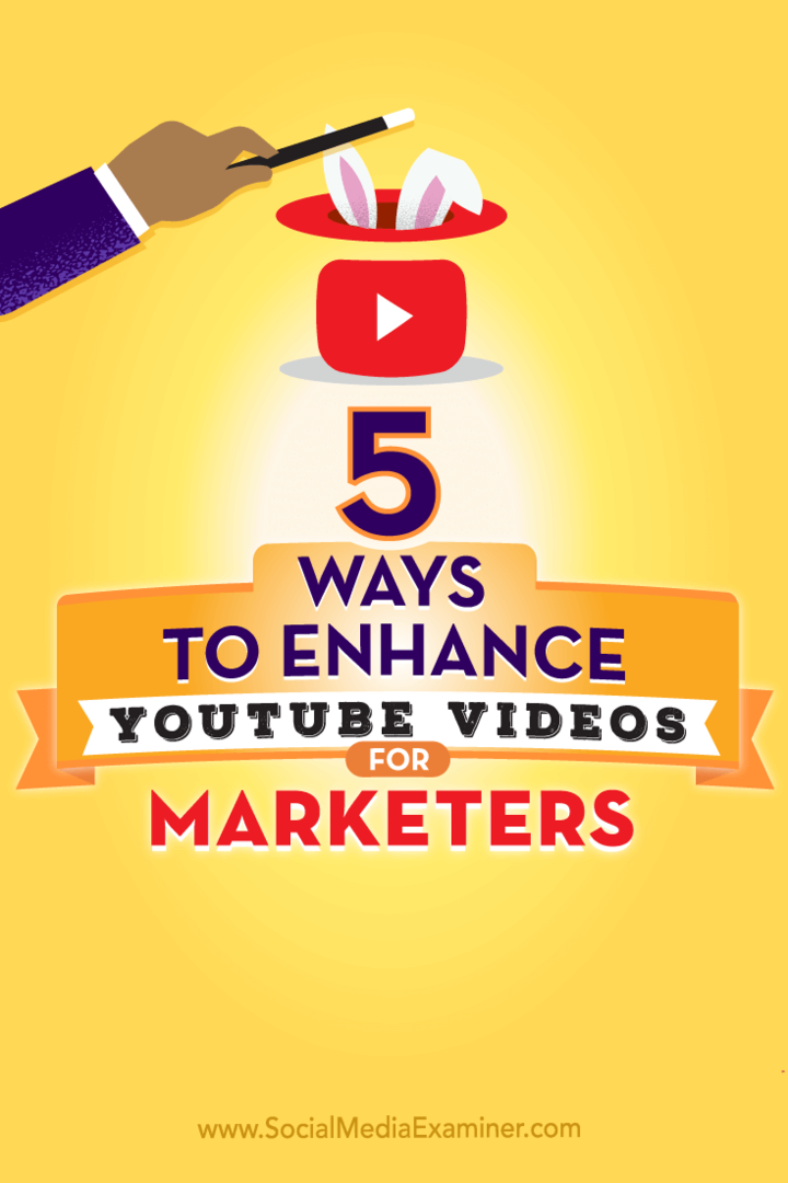 Wskazówki dotyczące pięciu sposobów na zwiększenie wydajności filmów w YouTube.