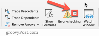 Sprawdzanie błędów w programie Excel