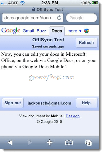 OffiSync: Synchronizuj Dokumenty Google z pakietem Office 2010