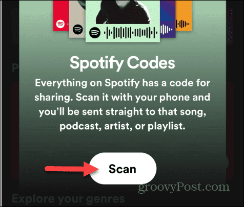 Twórz i skanuj kody Spotify