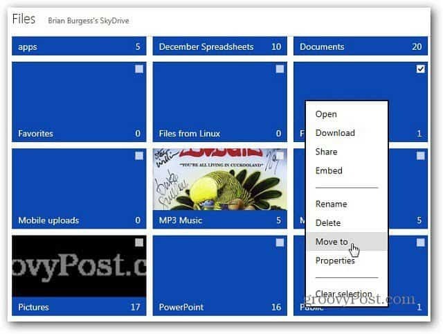 Jak przenosić foldery w systemie Windows SkyDrive
