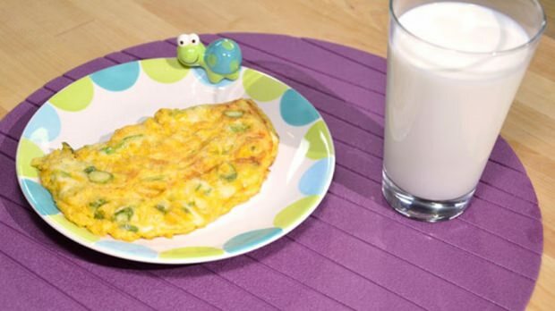 przepis na omlet warzywny dla niemowląt