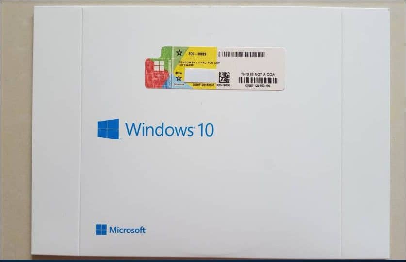 OEM System Builder Windows 10 Klucz produktu
