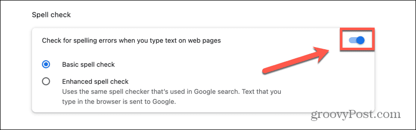 Jeśli sprawdzanie pisowni w Dokumentach Google nie działa, może być konieczne wyłączenie wbudowanego sprawdzania pisowni w przeglądarce Chrome