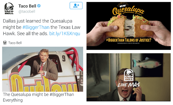 taco bell reklama wideo na Twitterze