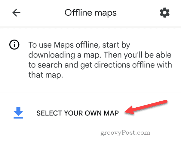 Tworzenie mapy offline Map Google
