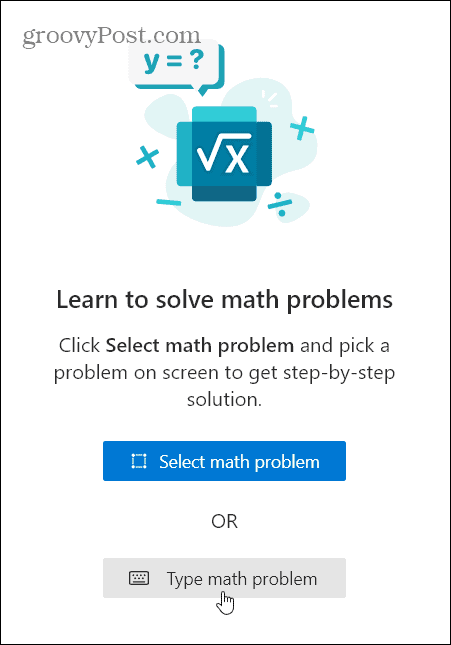 Wpisz Math Problem Edge