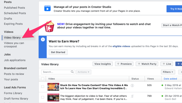 Skorzystaj z reklam wideo na Facebooku, aby dotrzeć do lokalnych klientów, krok 5.