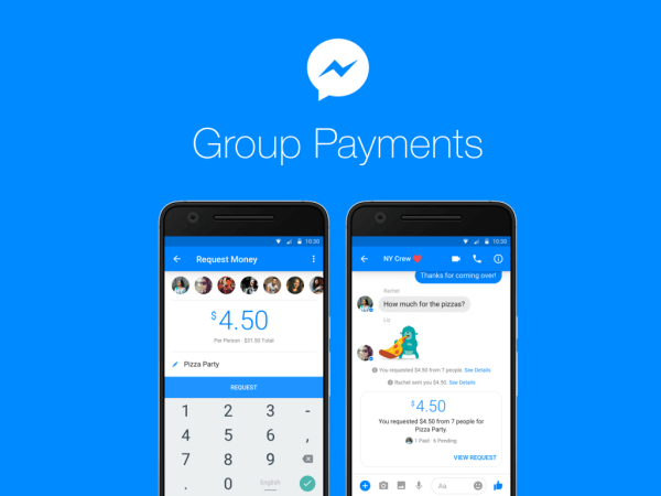 Użytkownicy Facebooka mogą teraz wysyłać lub odbierać pieniądze między grupami osób na Messengerze.