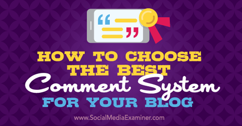 wybierz system komentarzy dla swojego bloga