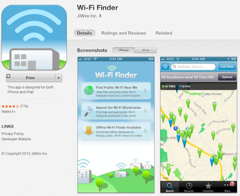aplikacja do wyszukiwania wifi