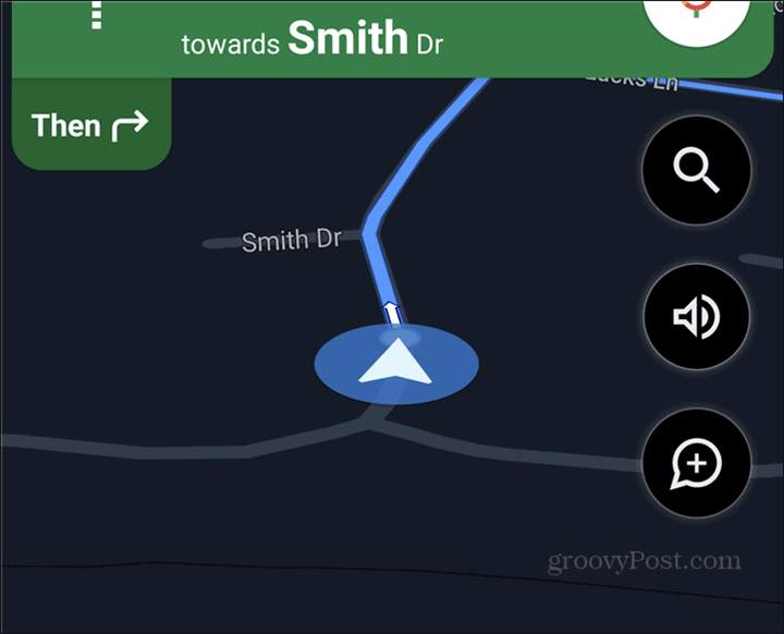 Nawiguj po symbolu samochodu w Mapach Google