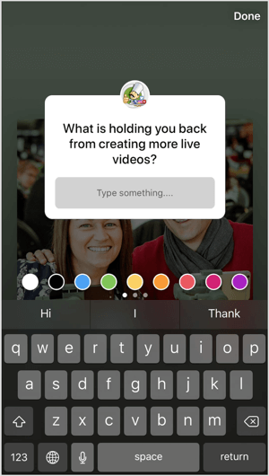 Dodaj naklejki z pytaniami do swoich relacji na Instagramie, aby ankietować odbiorców w dyskretny sposób.