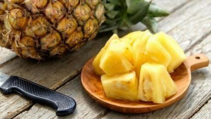 Owocowy obrzęk ciała: Ananas