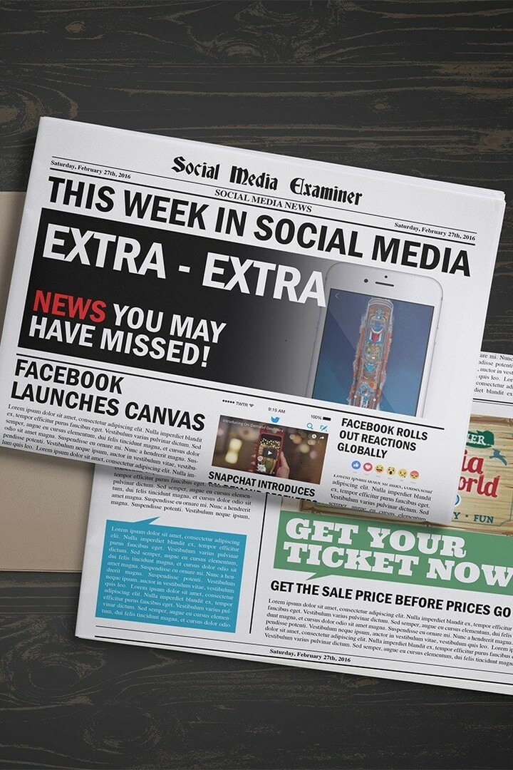 Facebook wprowadza Canvas: w tym tygodniu w mediach społecznościowych: Social Media Examiner