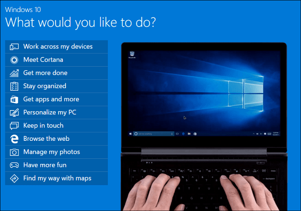 Tematy demonstracyjne Windows 10