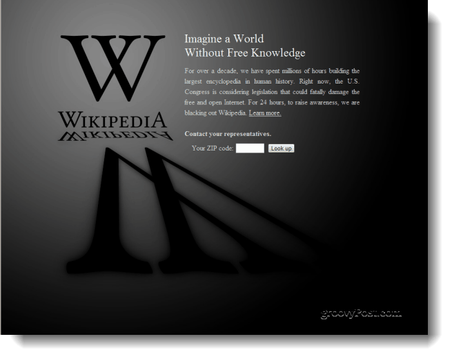 Wikipedia w ciemności