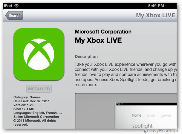 Moja Xbox Live