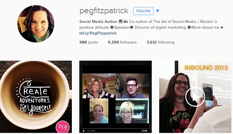 Peg Fitzpatrick na Instagramie