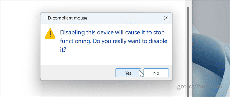 Wyłącz touchpad w systemie Windows 11