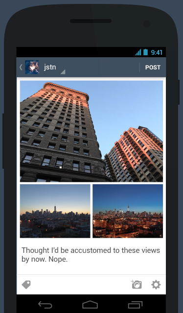 tumblr krajobraz aktualizacji Androida