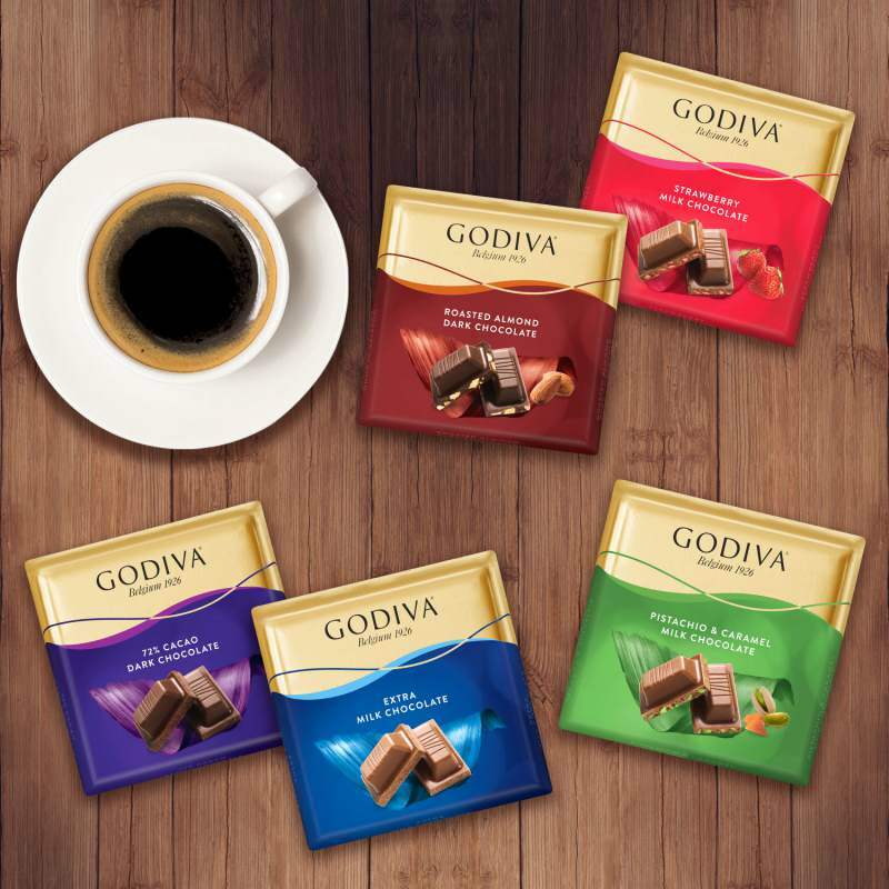 Nowe „Square Chocolate” autorstwa Godivy