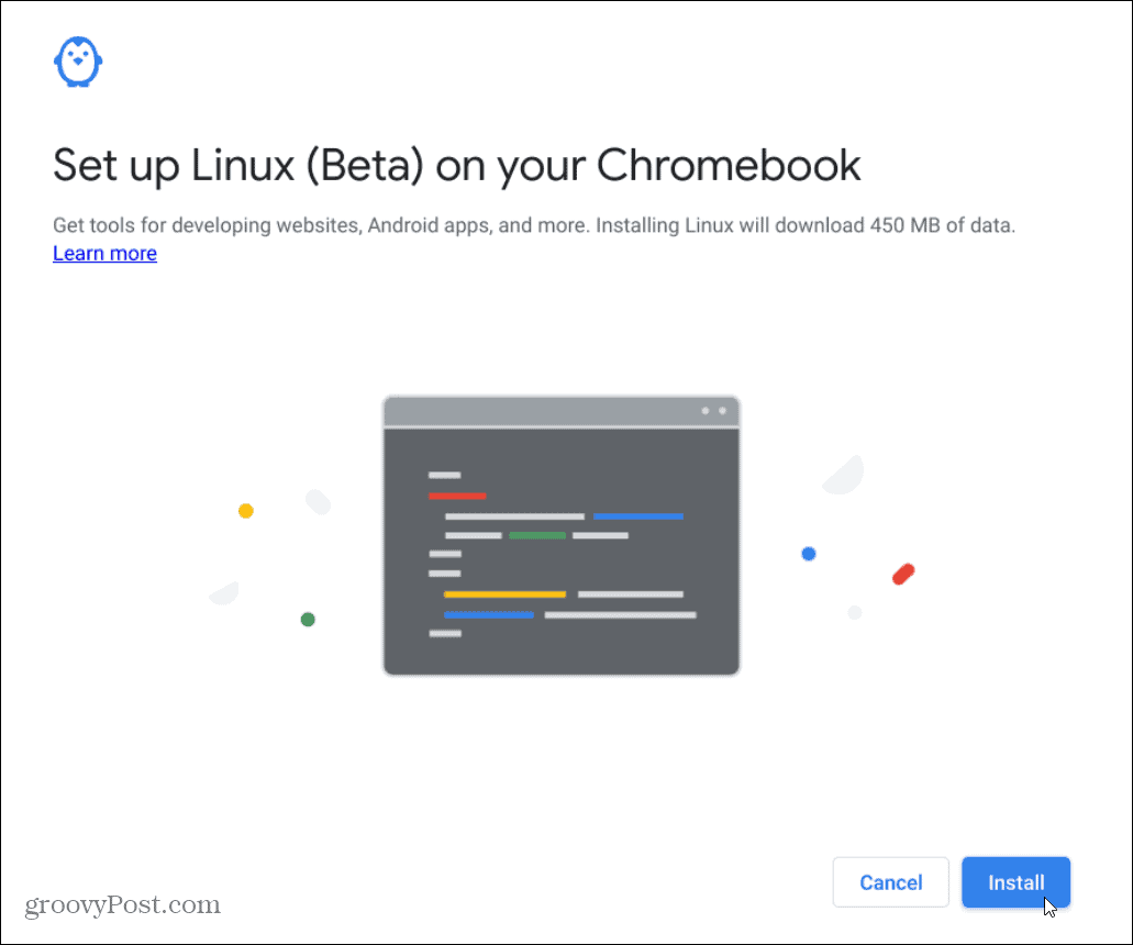  zainstaluj Chromebooka Linux