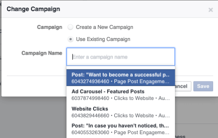 kampania reklamowa na Facebooku