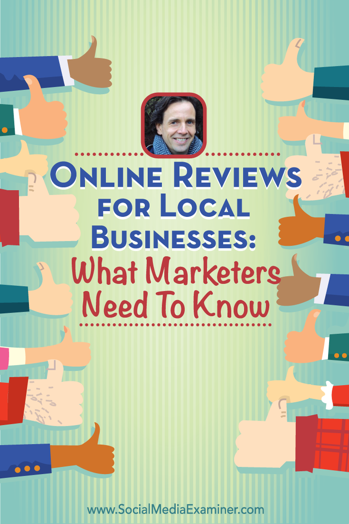 Recenzje online dla lokalnych firm: co marketerzy powinni wiedzieć: Social Media Examiner
