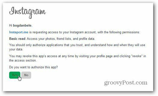 instaport instagram umożliwia dostęp
