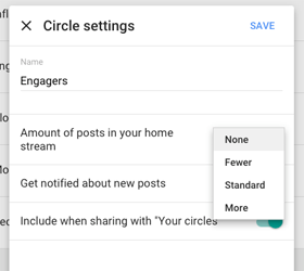 nowe ustawienia kręgu Google Plus