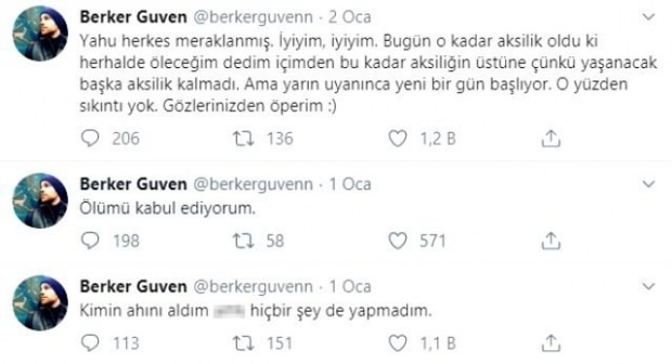 Berker Güven miał przerażające chwile z notatką „Akceptuję śmierć”