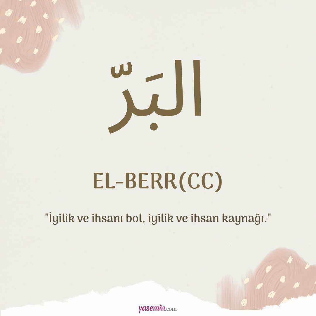 Co oznacza al-Berr (c.c.)?