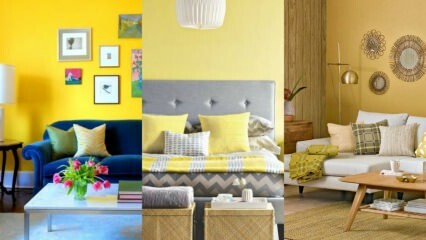 Sugestie dotyczące dekoracji domu, które mogą być wykonane w kolorze żółtym