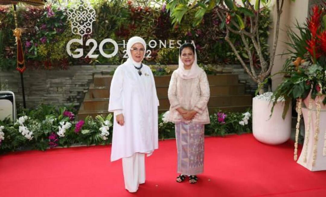 Emine Erdoğan spotkała się z małżonkami przywódców na szczycie G20
