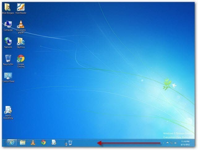 Jak dodać Kosz do paska zadań systemu Windows 8