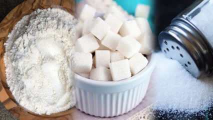 Metoda odchudzania, unikając 3 białych! Jak pozostawia się cukier i sól? 3 biała dieta