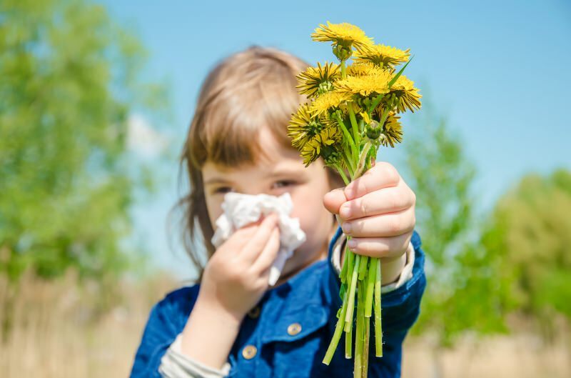Wiosenne objawy alergii u niemowląt i dzieci!