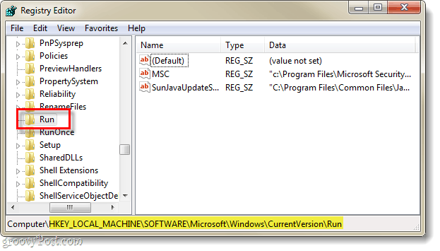 wersja rejestru rejestru systemu Windows uruchom uruchomienie 