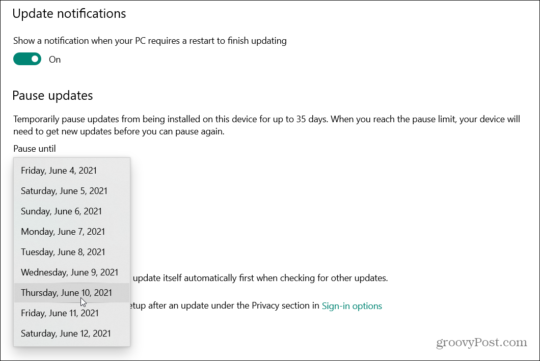 Jak opóźnić aktualizację systemu Windows 10 z maja 2021 r. (Wersja 21H1)