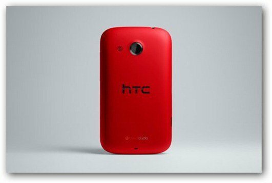 HTC Desire C- czerwony