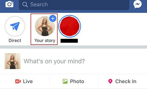 Tworzenie swojej pierwszej relacji na Facebooku.