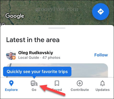 Zapisz trasę w Mapach Google