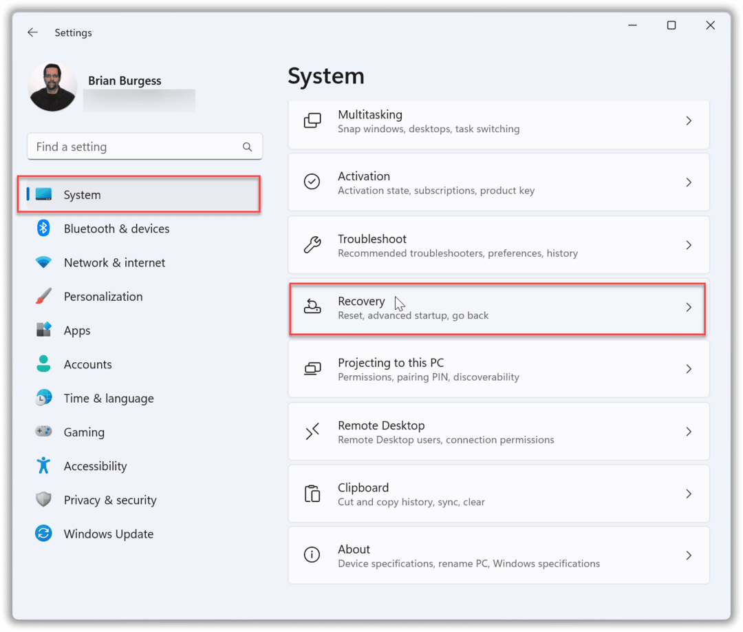 Otwórz BIOS w systemie Windows 11