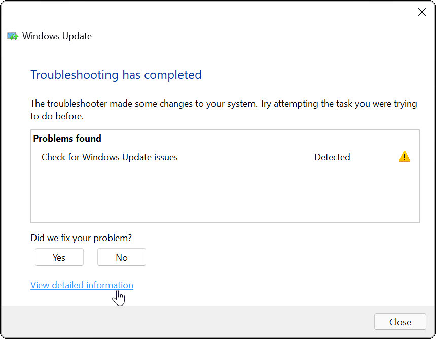 Narzędzie do rozwiązywania problemów z Windows Update