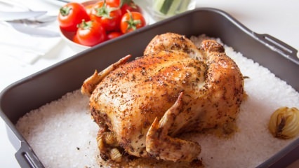 Jak gotować kurczaka w soli? 