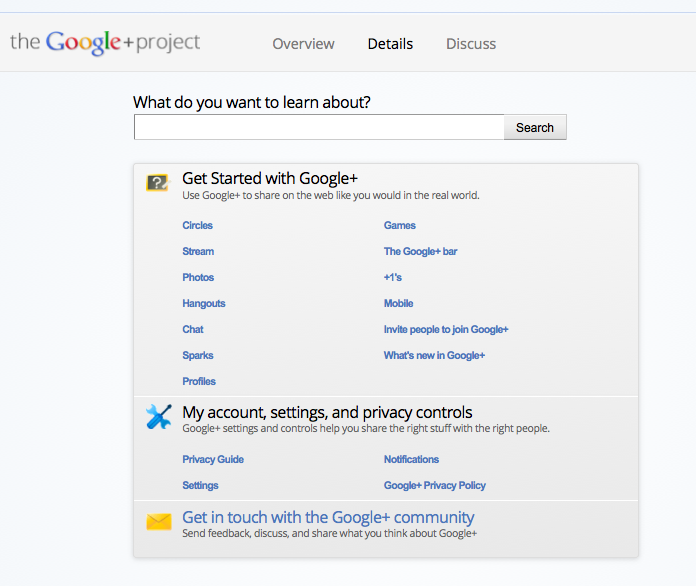 projekt Google +