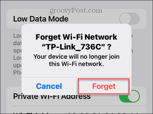 Zmień hasło Wi-Fi na iPhonie